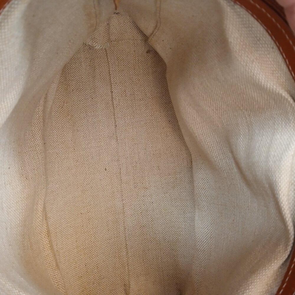 Fossil Vintage Orange Leather Shoulder Bag - Picture 12 of 13